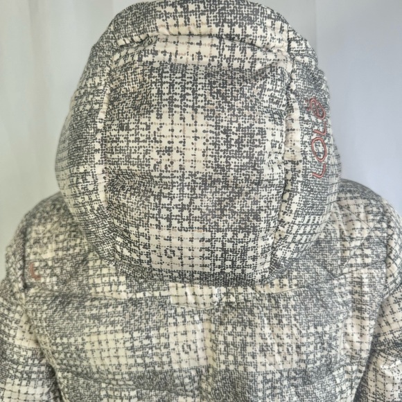 LOLE WINTER COAT WHITE GREY JACKET DUCK DOWN FILLED WOMAN SIZE XS - Picture 6 of 17